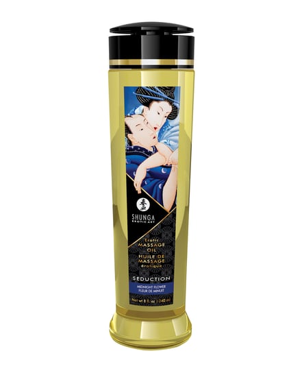Shunga Massage Oil – 8 oz Midnight Flower by Shunga product image
