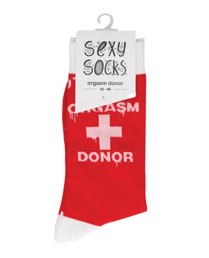 Shots Sexy Socks Orgasm Donor – Male by Sexy Socks product image