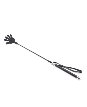 Plesur 22″ Hand Shaped Silicone Crop – Black by Plesur product image