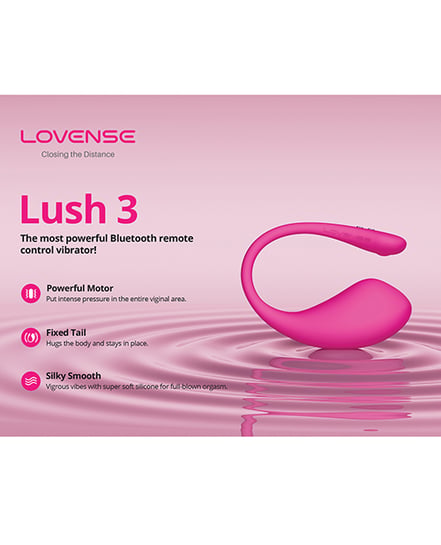 bbc male sex doll Lovense Lush 3.0 Sound Activated Camming Vibrator - Pink by Lovense