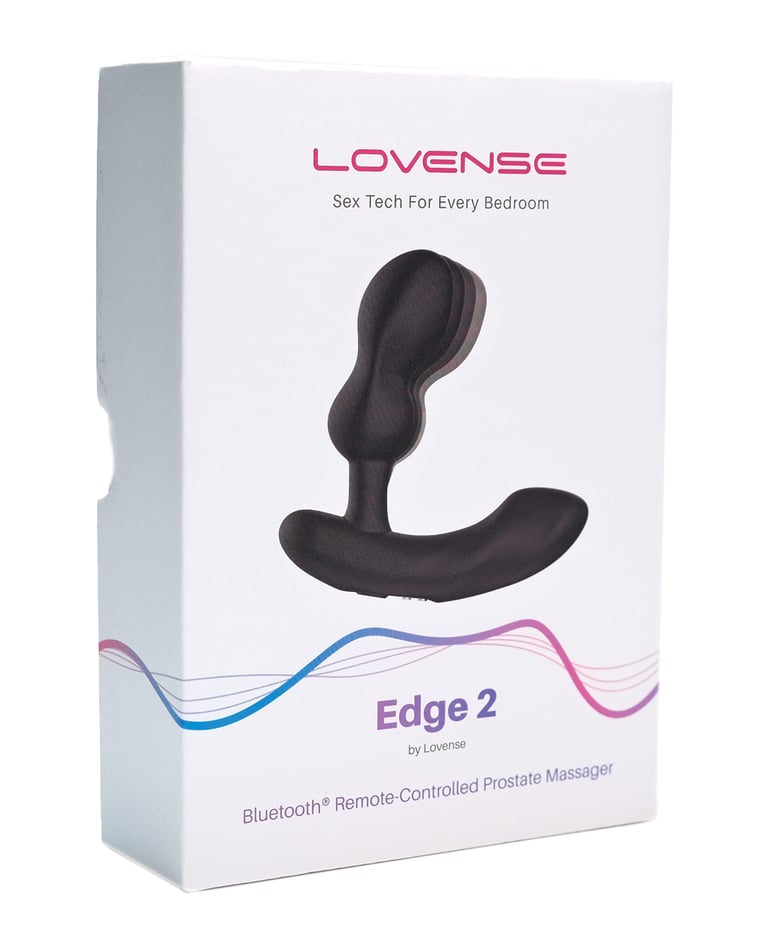 Lovense Edge 2 Flexible Prostate Massager – Black by Lovense product image