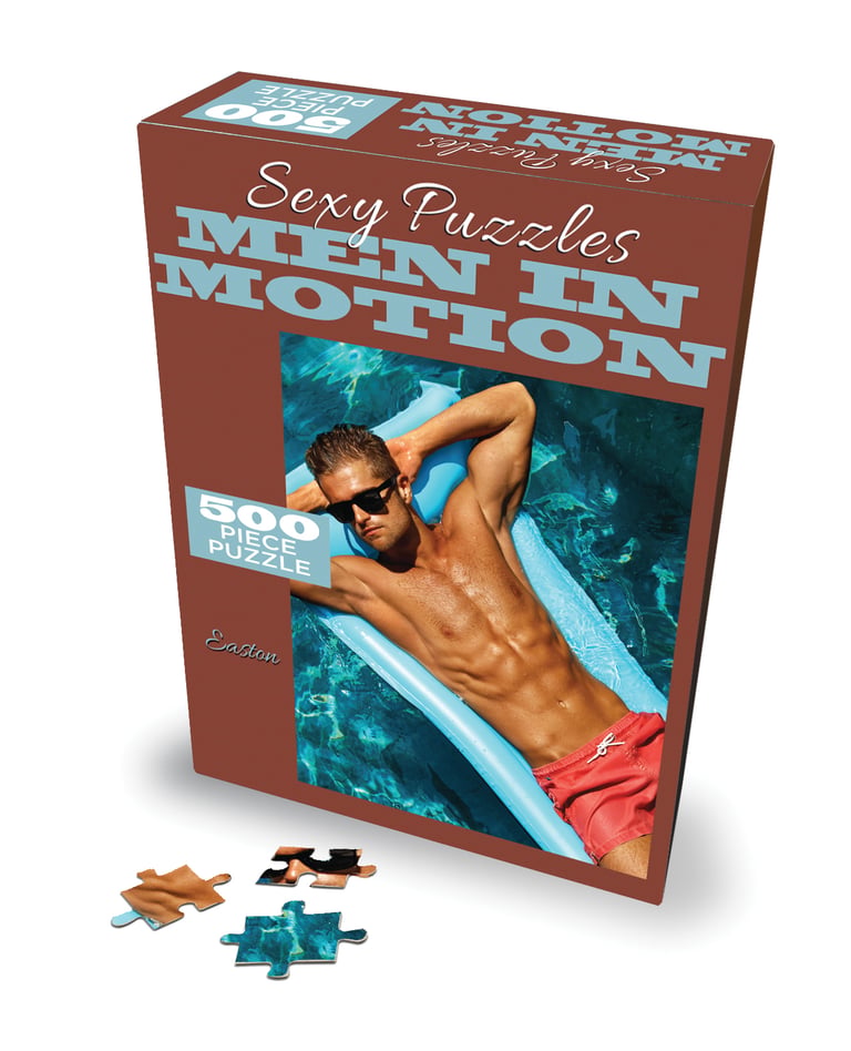 Sexy 500 pc Puzzles Men in Motion – Easton by Little Genie product image