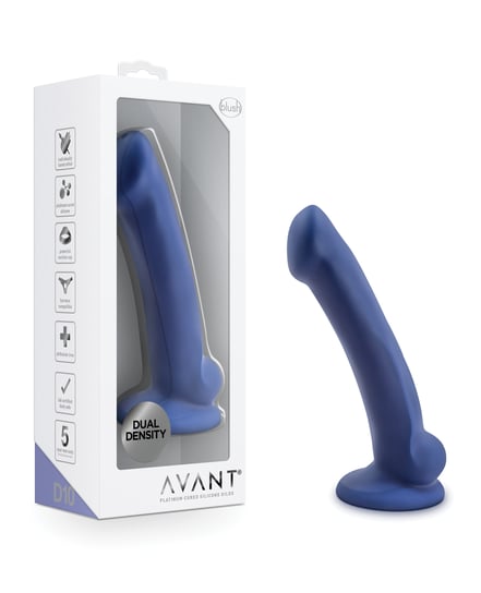 Blush Avant D10 Silicone Dildo – Ergo Mini Indigo by Avant product image
