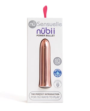 Nu Sensuelle Nubii 10 Function Bullet – Rose Gold by Nu Sensuelle product image