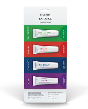 Enhance Pleasure – Asst. Pack of 4 by Doc Johnson product image