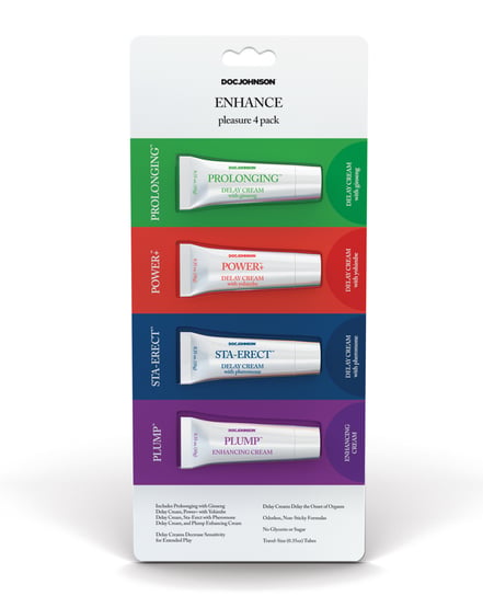 Enhance Pleasure – Asst. Pack of 4 by Doc Johnson product image