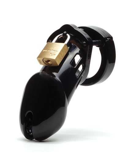 CB-6000 3 1/4″ Cock Cage & Lock Set – Black by CB-6000 product image