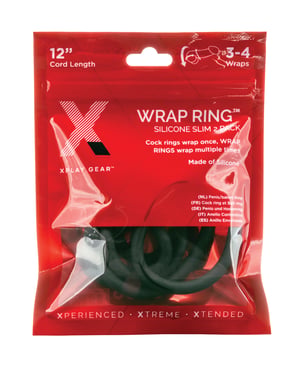 Xplay Gear Silicone 12″ Slim Wrap Ring – Black Pack of 2 by Xplay Gear product image