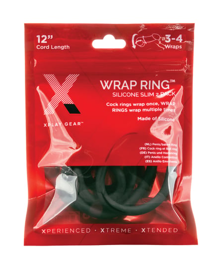 Xplay Gear Silicone 12″ Slim Wrap Ring – Black Pack of 2 by Xplay Gear product image