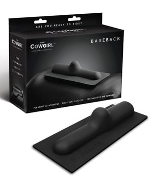 The Cowgirl Bareback Silicone Attachment – Black by The Cowgirl product image