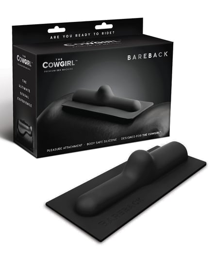 The Cowgirl Bareback Silicone Attachment – Black by The Cowgirl product image
