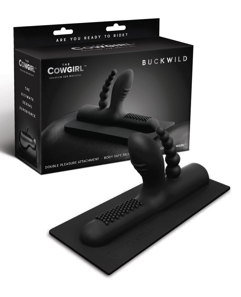 The Cowgirl Buckwild Silicone Attachment – Black by The Cowgirl product image
