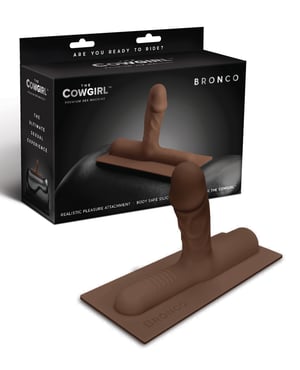 The Cowgirl Bronco Silicone Attachment – Chocolate by The Cowgirl product image