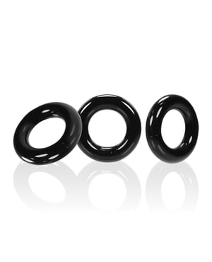 Oxballs Willy Rings – Black Pack of 3 by Oxballs product image