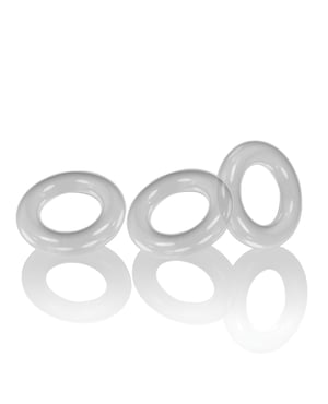 Oxballs Willy Rings – Clear Pack of 3 by Oxballs product image