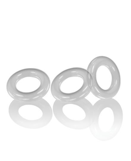 Oxballs Willy Rings – Clear Pack of 3 by Oxballs product image
