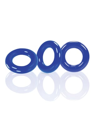 Oxballs Willy Rings – Blue Pack of 3 by Oxballs product image
