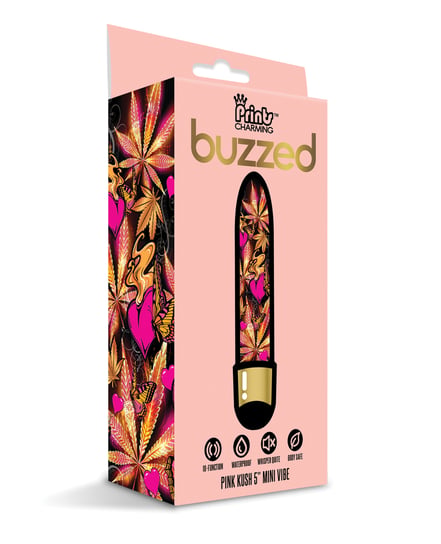 Buzzed 5″ Mini Vibe – Pink Kush by Prints Charming product image