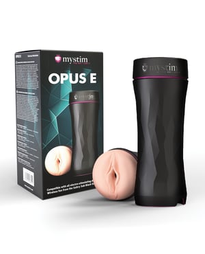 Mystim Opus E Vagina – Black by Mystim product image