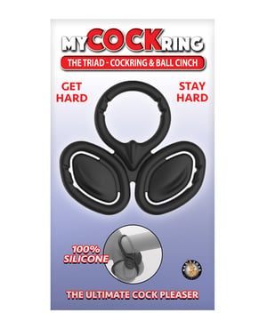 My Cock Ring The Triad Cockring & Ball Cinch – Black by My Cock Ring product image