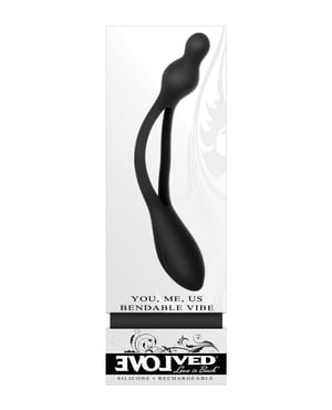 Evolved You Me Us Bendable Vibe – Black by Evolved product image