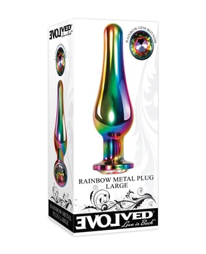 Evolved Rainbow Metal Plug – Large by Evolved product image