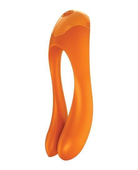 Satisfyer Candy Cane Finger Vibrator – Orange by Satisfyer product image