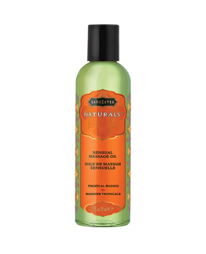 Kama Sutra Naturals Massage Oil – 2 oz Tropical Mango by Kama Sutra product image