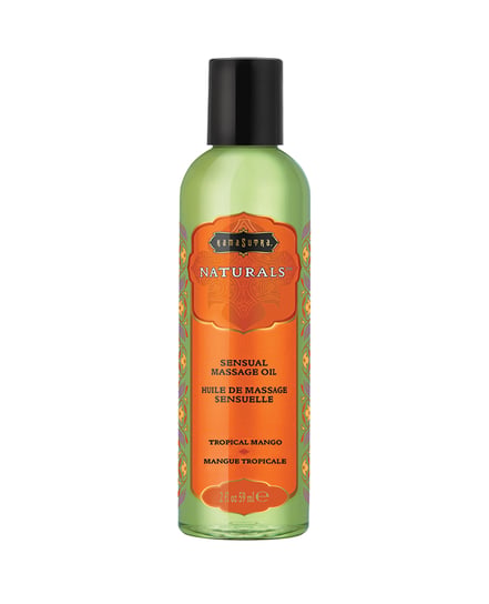 Kama Sutra Naturals Massage Oil – 2 oz Tropical Mango by Kama Sutra product image