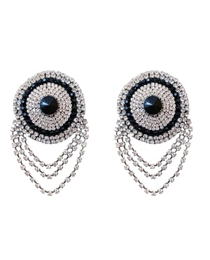Neva Nude Burlesque La Vie Boheme Jewel Reusable Silicone Pasties – Crystal O/S by Neva Nude product image