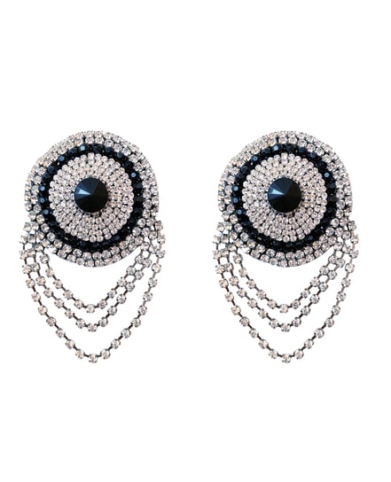 Neva Nude Burlesque La Vie Boheme Jewel Reusable Silicone Pasties – Crystal O/S by Neva Nude product image
