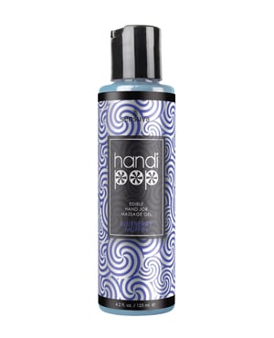 Handipop Hand Job Massage Gel – 4.2 oz Bottle Blueberry Muffin by Handipop product image