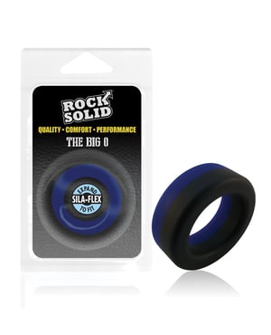 Rock Solid Big O Ring – Black/Blue by Rock Solid product image