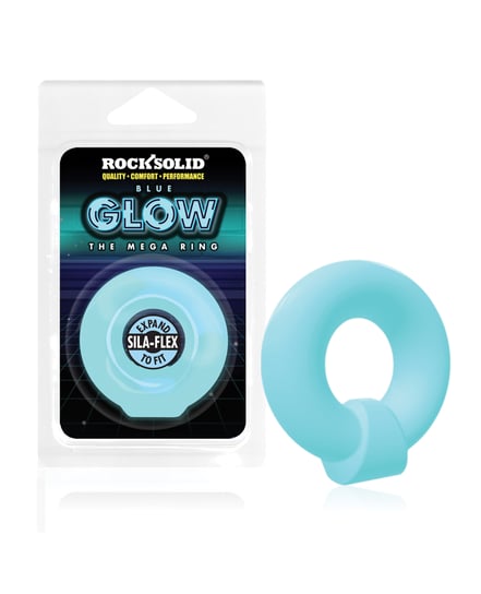 Rock Solid Glow in the Dark Mega Ring – Blue by Rock Solid product image