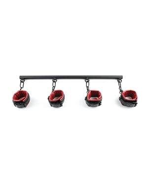 Saffron Spreader Bar & Cuff Set – Red/Black by Saffron product image