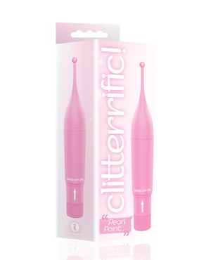 The 9’s Clitterific! Pearl Point Clitoral Stimulator – Pink by The 9s product image