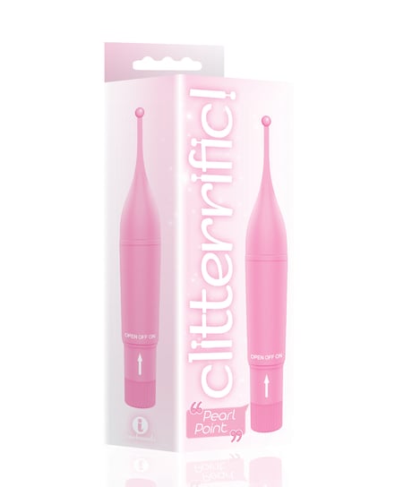 The 9’s Clitterific! Pearl Point Clitoral Stimulator – Pink by The 9s product image