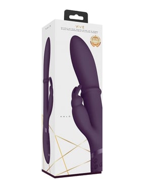 Shots Vive Halo Up & Down Ring G-Spot Rabbit – Purple by Vive product image