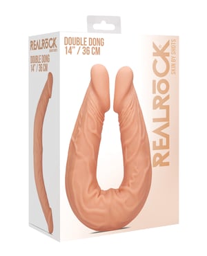 Shots RealRock 14″ Double Dong – Flesh by RealRock product image