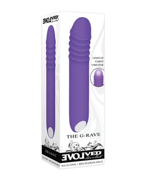 Evolved The G-Rave Light Up Vibrator – Purple by Evolved product image