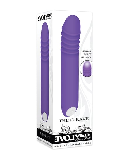 Evolved The G-Rave Light Up Vibrator – Purple by Evolved product image