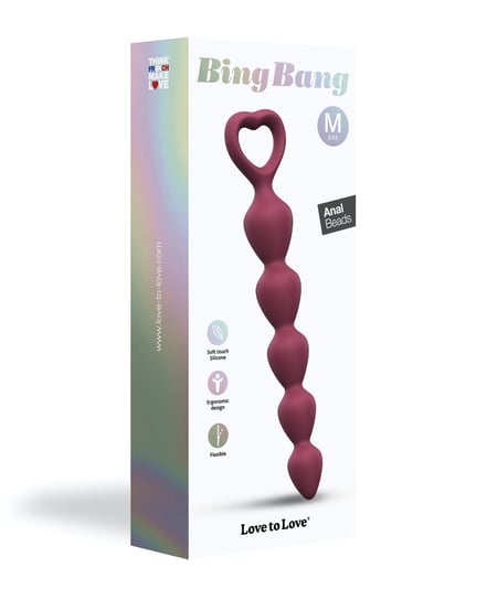 Love to Love Bing Bang Anal Beads – Prune Medium by Love to Love product image