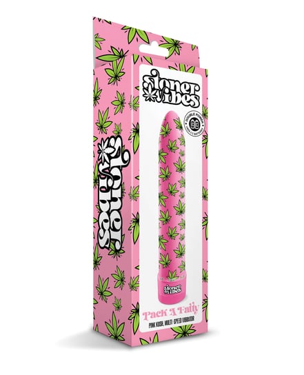 Stoner Vibes Pack A Fatty Multi Speed Vibrator – Pink Kush by Stoner Vibes product image