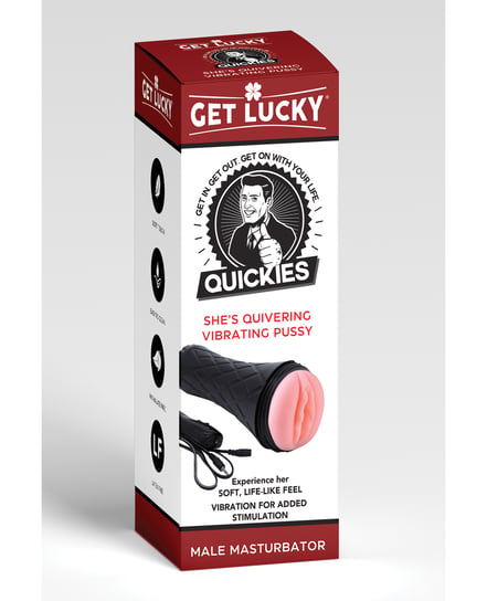 Get Lucky Quickies She’s Quivering Vibrating Pussy Masturbator by Get Lucky product image