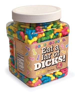 Eat a Jar of Dicks – 2 lb Jar by Candy Prints product image