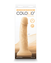 Colours Pleasures 7″ Vibrating Dong – White by Colours product image