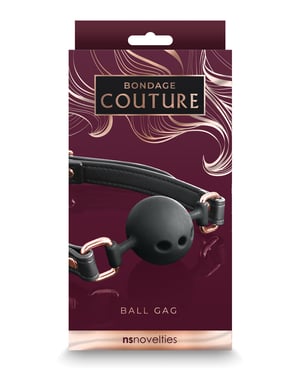 Bondage Couture Ball Gag – Black by Bondage Couture product image