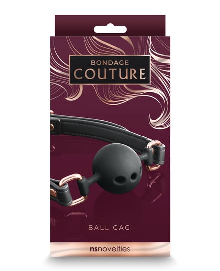 Bondage Couture Ball Gag – Black by Bondage Couture product image