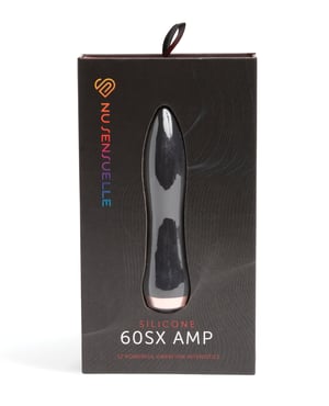 Nu Sensuelle 60SX AMP Silicone Bullet – Black by Nu Sensuelle product image