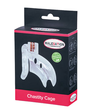 MALESATION Chastity Cage – Clear by Malesation product image